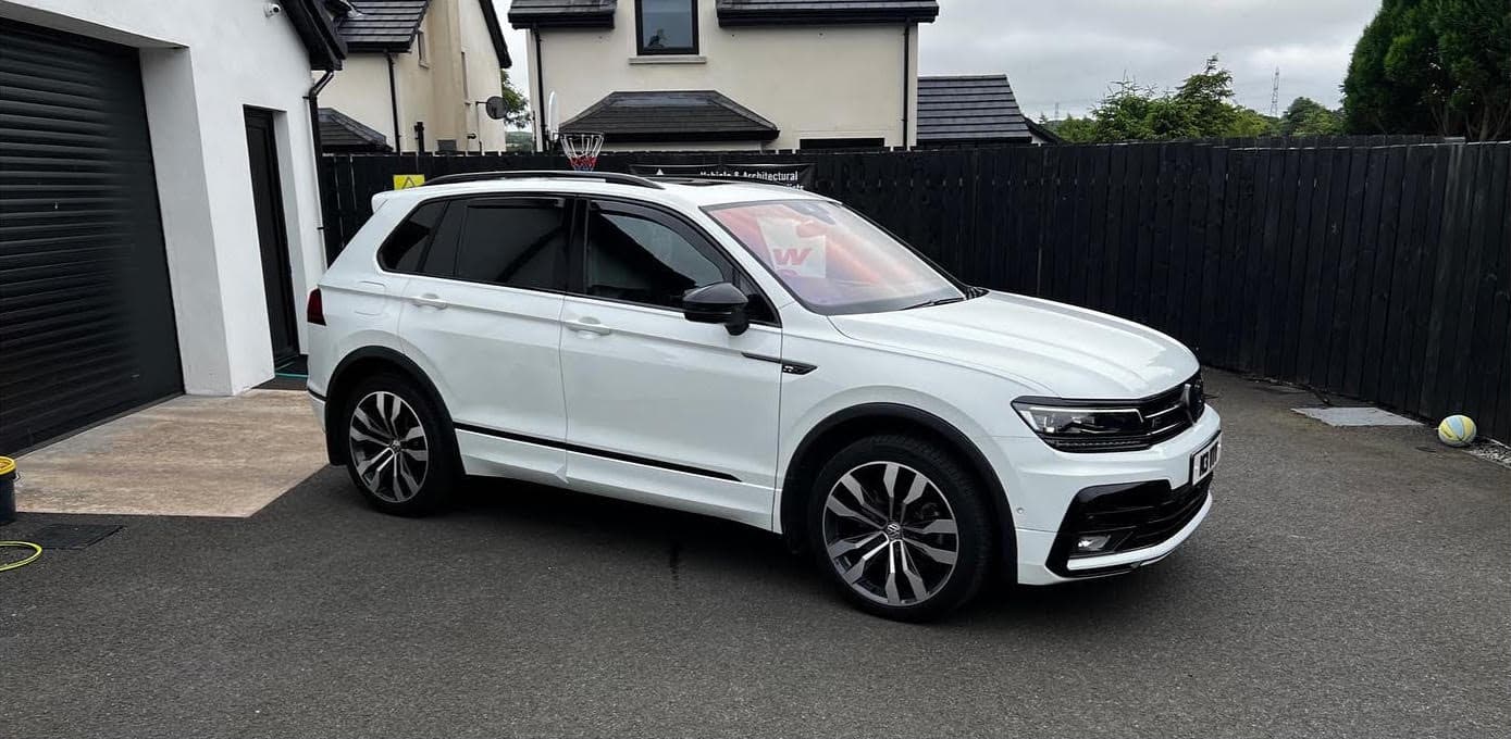 VW White Window Tinting