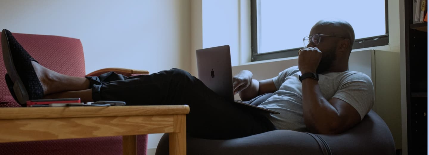 Working from Home Drinking Coffee Review